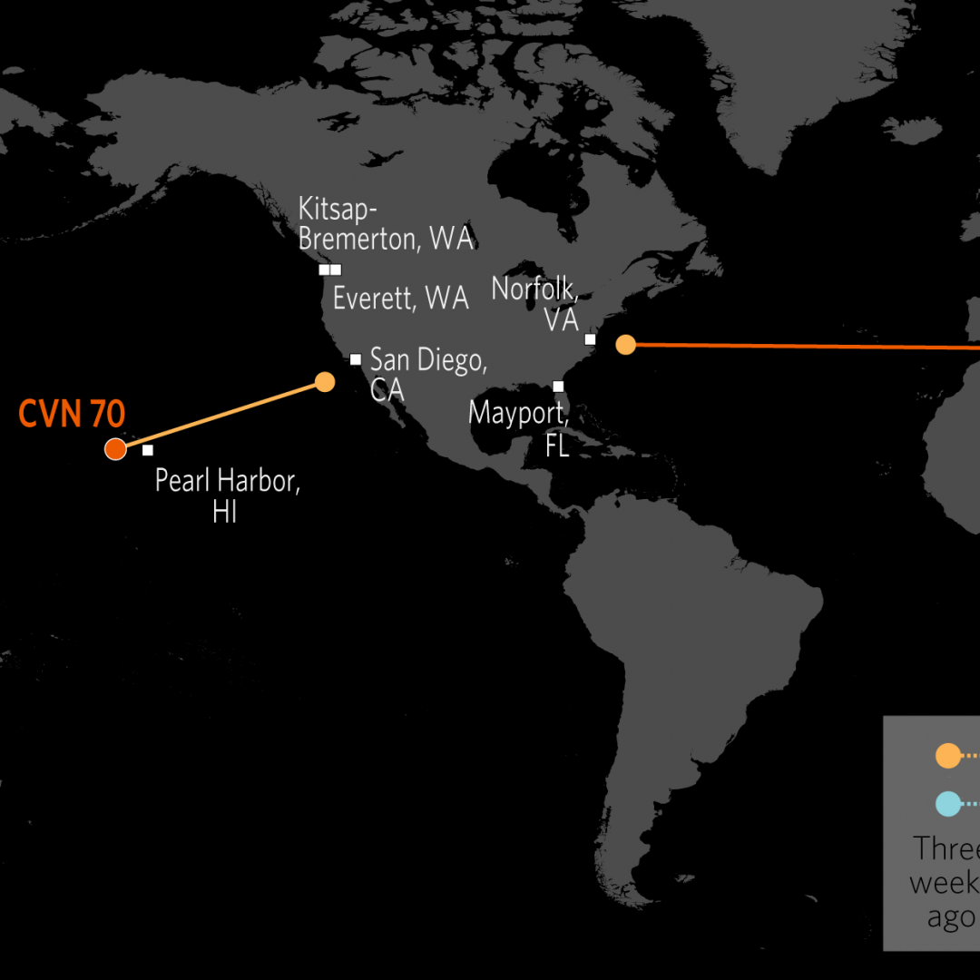 Naval Update Map display