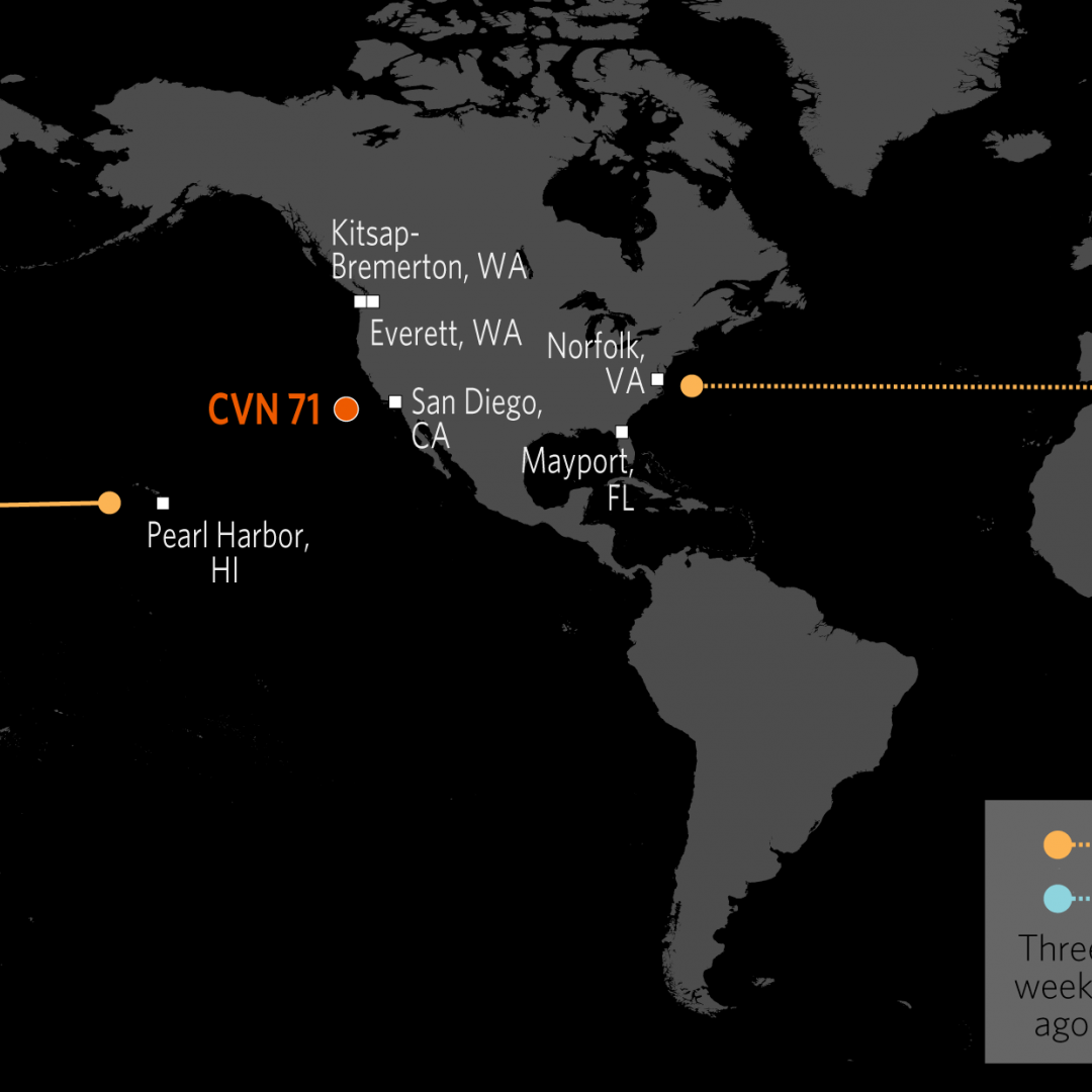 Naval Update Map display