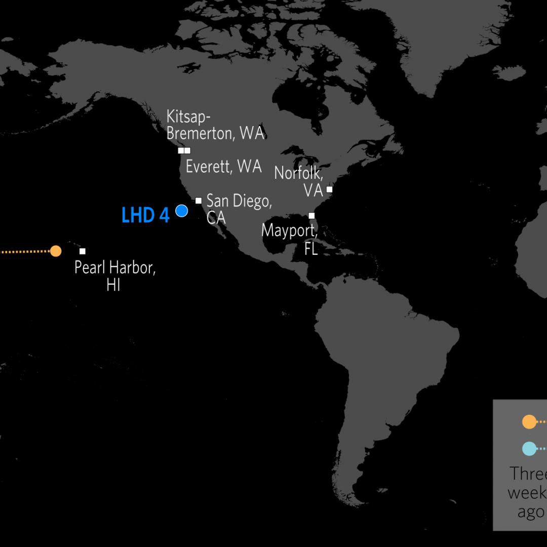 Naval Update Map display