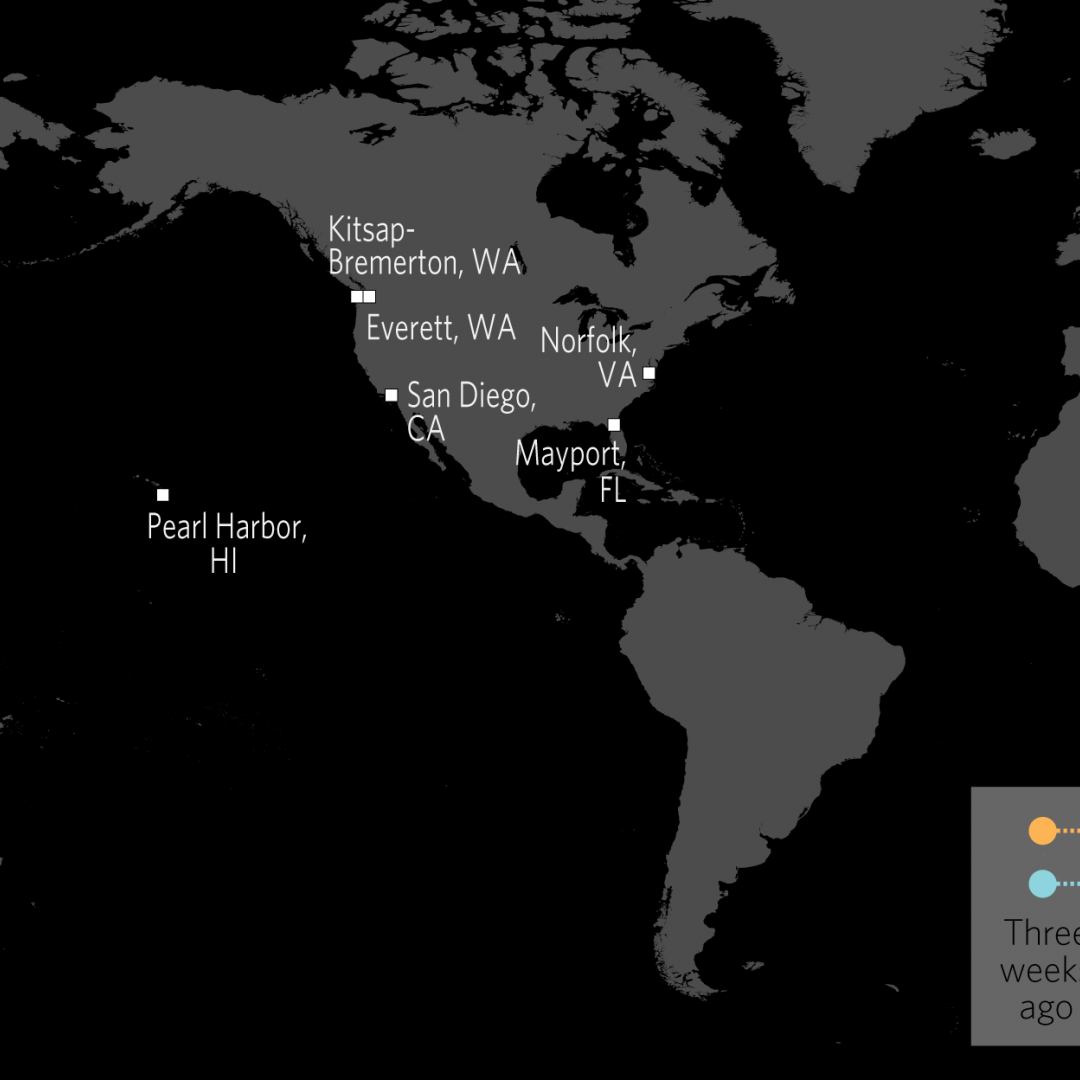 Naval Update Map display