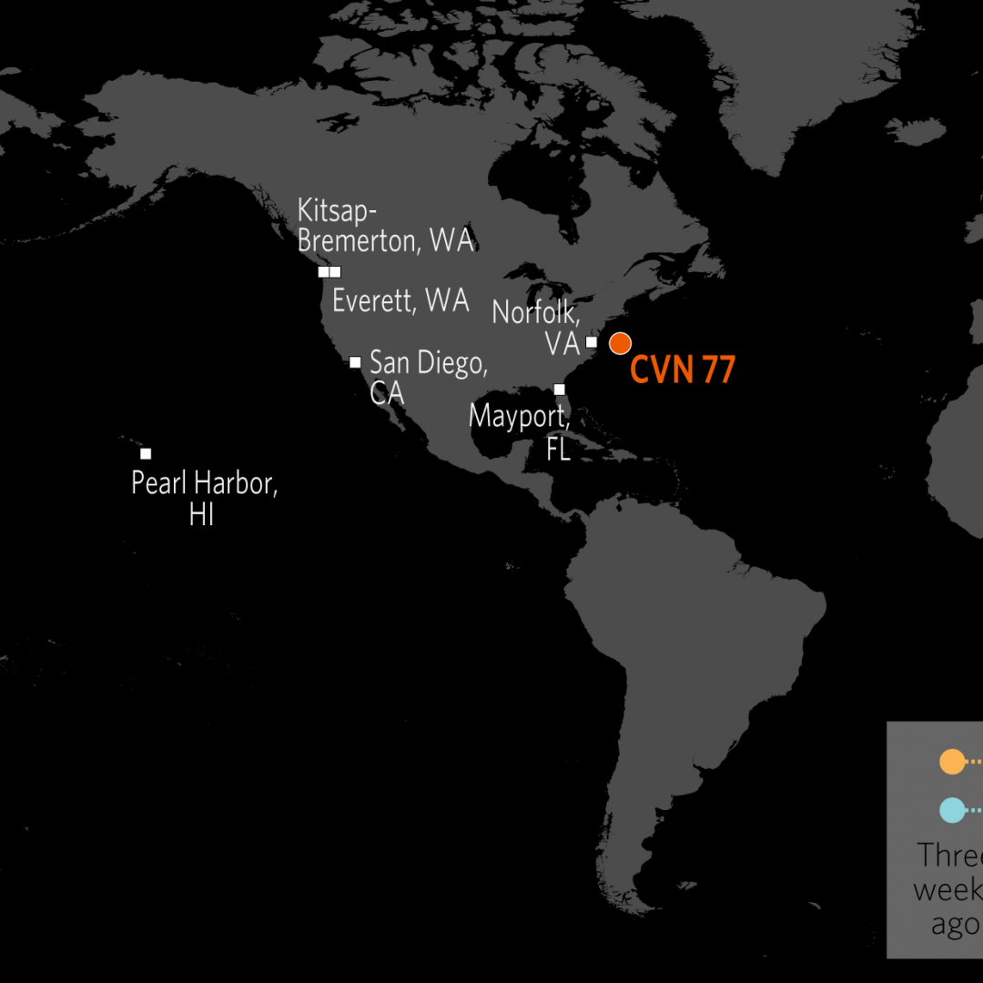 Naval Update Map display