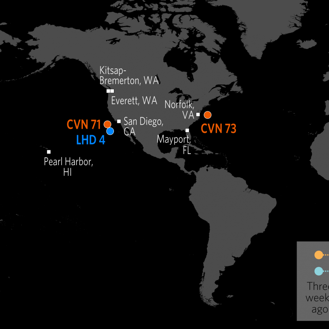 Naval Update Map display