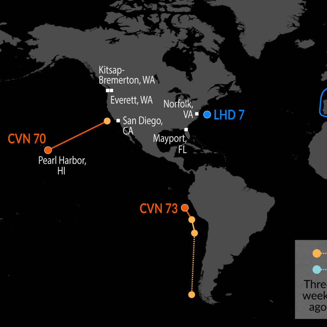 Naval Update Map display