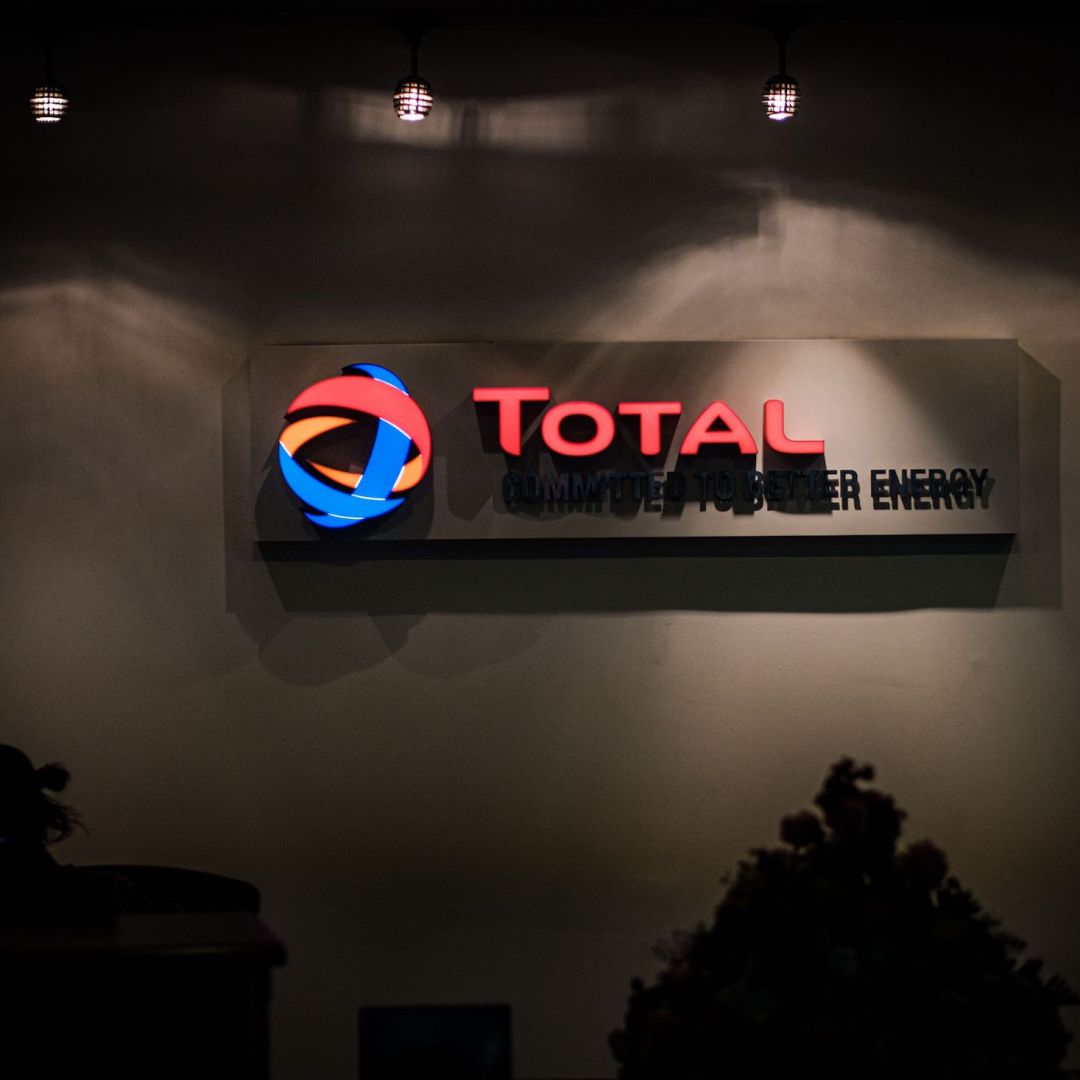 A general view of the reception of Total E&P Uganda in Kampala, Uganda, on Jan. 22, 2020.