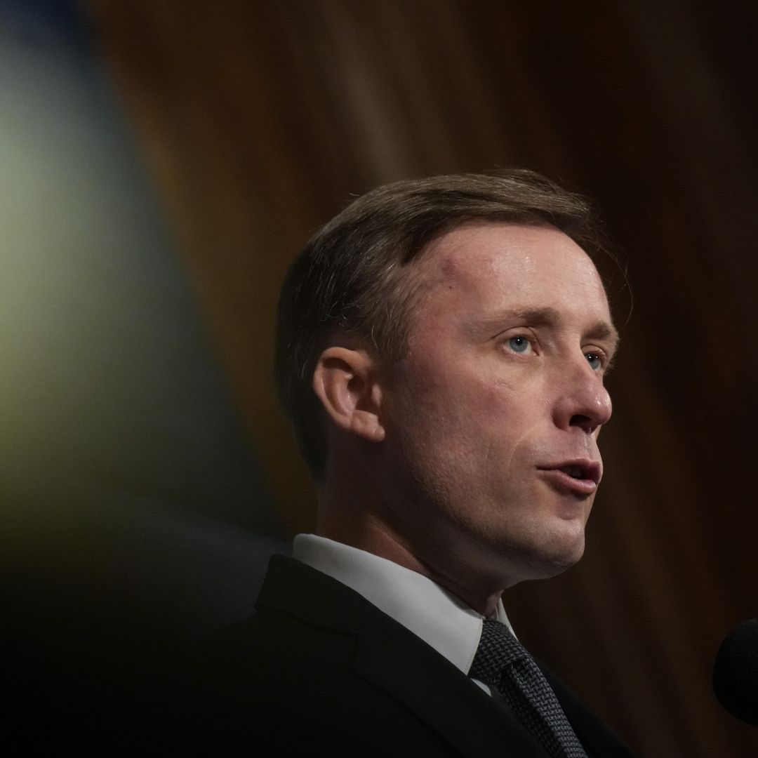 National security adviser Jake Sullivan on June 2 in Washington. Sullivan on June 13 will meet with Indian Prime Minister Narendra Modi in Delhi ahead of Modi's June 22 visit to the United States. National security adviser Jake Sullivan on June 2 in Washington.