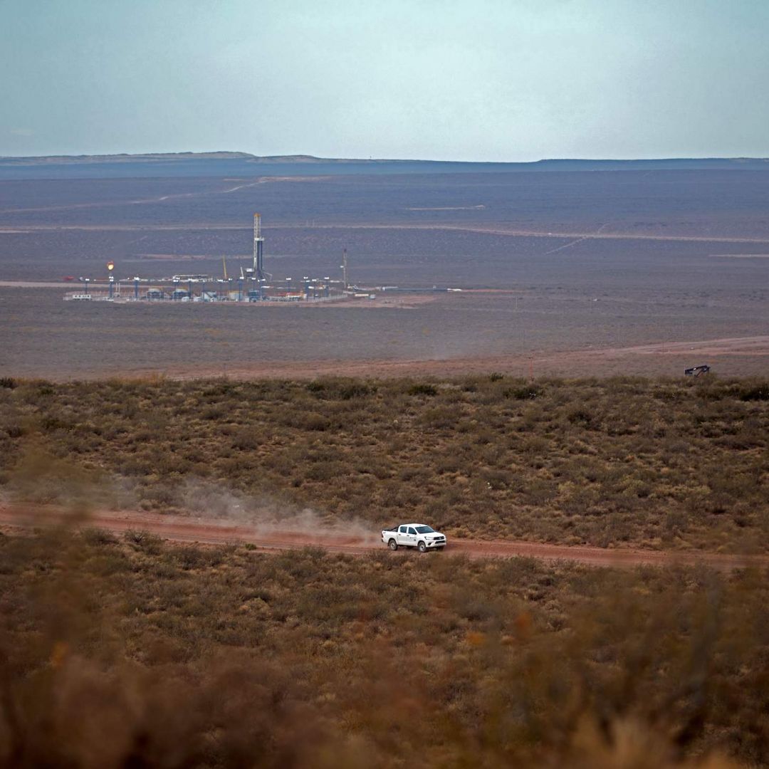 Anelo, Neuquen province, Argentina, on Nov. 26, 2019, in the Vaca Muerta formation. Oil and gas producers in the Vaca Muerta shale formation are enjoying rapid growth, but political, infrastructure and economic challenges will limit Buenos Aires' goals. Anelo, Neuquen province, Argentina, on Nov. 26, 2019, in the Vaca Muerta formation.