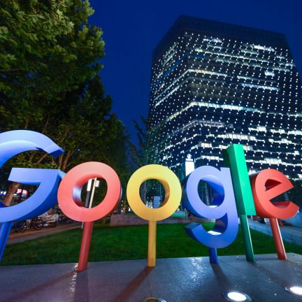 Tech billionaire Peter Thiel sparked a debate this summer when he declared Google's artificial intelligence work in China bad for U.S. national security. This Aug. 7, 2018, photo shows a Google office building in Beijing.