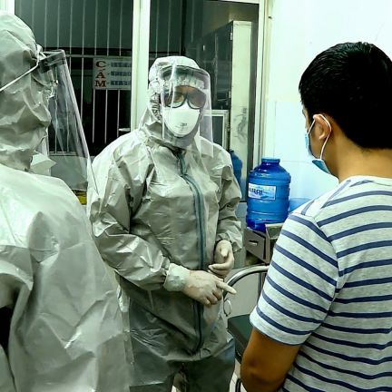 The response to the spread of the COVID-19 coronavirus to Vietnam and other Southeast Asian countries surrounding China could vary widely depending on the level of health infrastructure in those nations. This photo shows patients who have tested positive for the COVID-19 virus in a Ho Chi Minh City hospital.