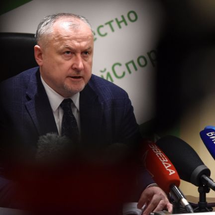 The World Anti-Doping Agency conditionally – and controversially -- reinstated the Russian Anti-Doping Agency last year. Yuri Ganus, shown here during a Moscow news conference in January, is the Russian agency's chief executive. Yuri Ganus, head of the Russian Anti-Doping Agency, holds a news conference in Moscow on Jan. 22, 2019.