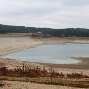 A photo shows one of the shallow water reservoirs in Simferopol, Crimea. A photo shows one of the shallow water reservoirs in Simferopol, Crimea.