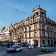 The building housing Mexico's Supreme Court is seen in downtown Mexico City in January 2019.