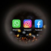 The logos of the U.S.-based social media platforms WhatsApp, Instagram and Facebook (left to right) are seen on a smartphone screen in Moscow, Russia, on Oct. 5, 2021. The logos of the U.S.-based social media platforms WhatsApp, Instagram and Facebook (left to right) are seen on a smartphone screen in Moscow, Russia, on Oct. 5, 2021.