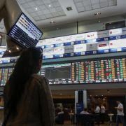The headquarters of Sao Paulo's Stocks Exchange (Bovespa) in downtown Sao Paulo, Brazil, on Oct. 29, 2018.