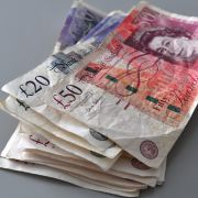 A photo illustration shows banknotes of the U.K. pound on June 28, 2020. A photo illustration shows banknotes of the U.K. pound on June 28, 2020.