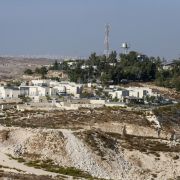 A picture taken on October 14, 2020, shows the Israeli Shimaa settlement south of the city of Hebron in the occupied West Bank, with the Palestinian village of Samua in the background. In the absence of any real consequence to proceeding, Israel will maintain its long-term strategy of expanding settlements. A picture taken on October 14, 2020, shows the Israeli Shimaa settlement south of the city of Hebron in the occupied West Bank, with the Palestinian village of Samua in the background.