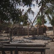 Destroyed homes are seen in the village of Aldeia da Paz outside Macomia, Mozambique, after a militant attack on Aug. 24, 2019. Destroyed homes are seen in the village of Aldeia da Paz outside Macomia, Mozambique, after a militant attack on Aug. 24, 2019.