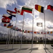 Views of the North Atlantic Treaty Organization headquarters on February 11, 2020 in Brussels, Belgium.