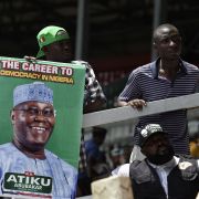 Atiku Abubakar, the candidate from the resurgent People's Democratic Party, hopes to unseat President Muhammadu Buhari, whose health concerns are a factor for Nigerian voters.