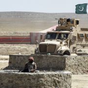 Pakistani paramilitary forces stand guard near the Afghan border in Pakistan's southwestern Balochistan province on Sept. 16, 2020. Pakistani paramilitary forces stand guard near the Afghan border in Pakistan's southwestern Balochistan province on Sept. 16, 2020.