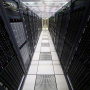 An image of CERN Data Centre and server farm on April 19, 2017 in Meyrin, Switzerland.