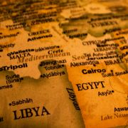 Turkey is sending troops to Libya not to engage in conflict but to force a cease-fire. A stock image of a map of North Africa, the Middle East and Southern Europe.